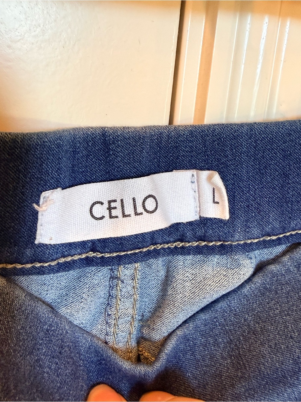 Cello Pull On Flare Jeans in Light Blue - Picture 5 of 10